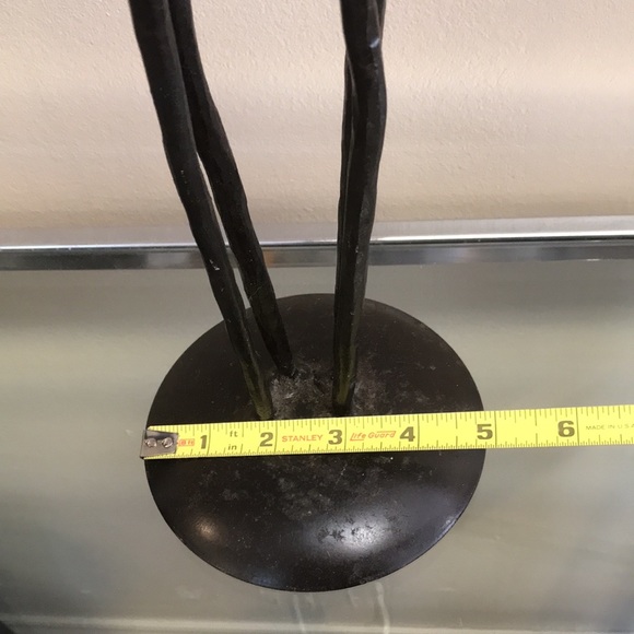 MCM Brutalist‎ Abstract Iron Giraffe 19-1/4" Tall Sculpture - Picture 6 of 7